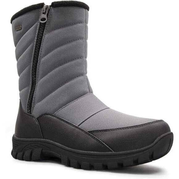 Men\'s Winter Snow Boots Waterproof Insulated Mid-Calf Boots main image 4